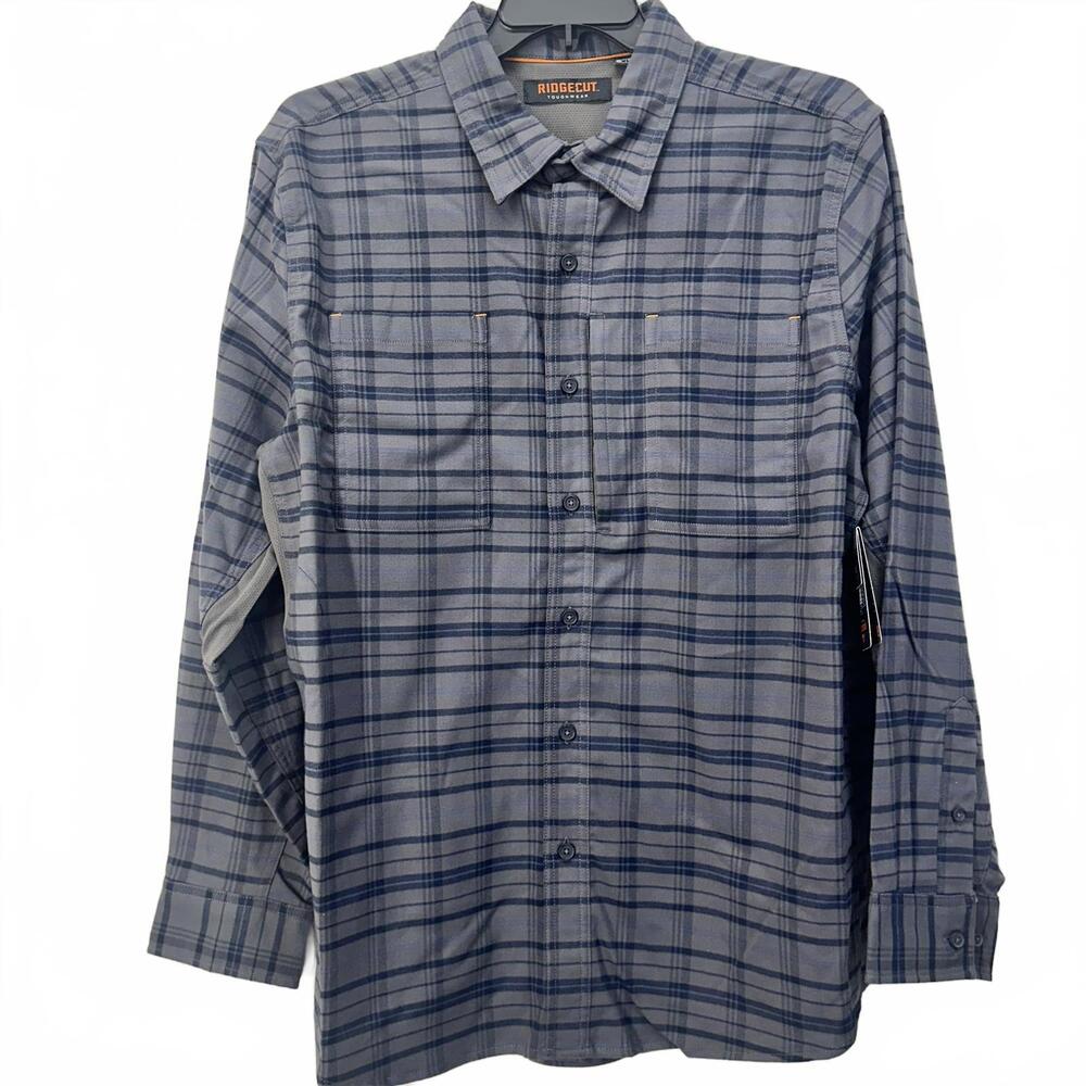 Ridgecut Toughwear Plaid Flannel Men's Long Sleeve XL